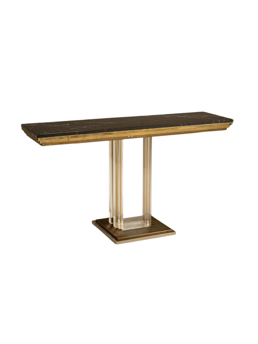 Black_Marble,_Brass_and_Plexiglass_Console_Table_by_Belgochrom,_1970s,_Belgium