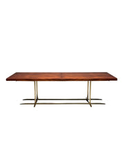 Contemporary_Italian_Burlwood_Dining_or_Conference_Table_,_Gilt_Metal