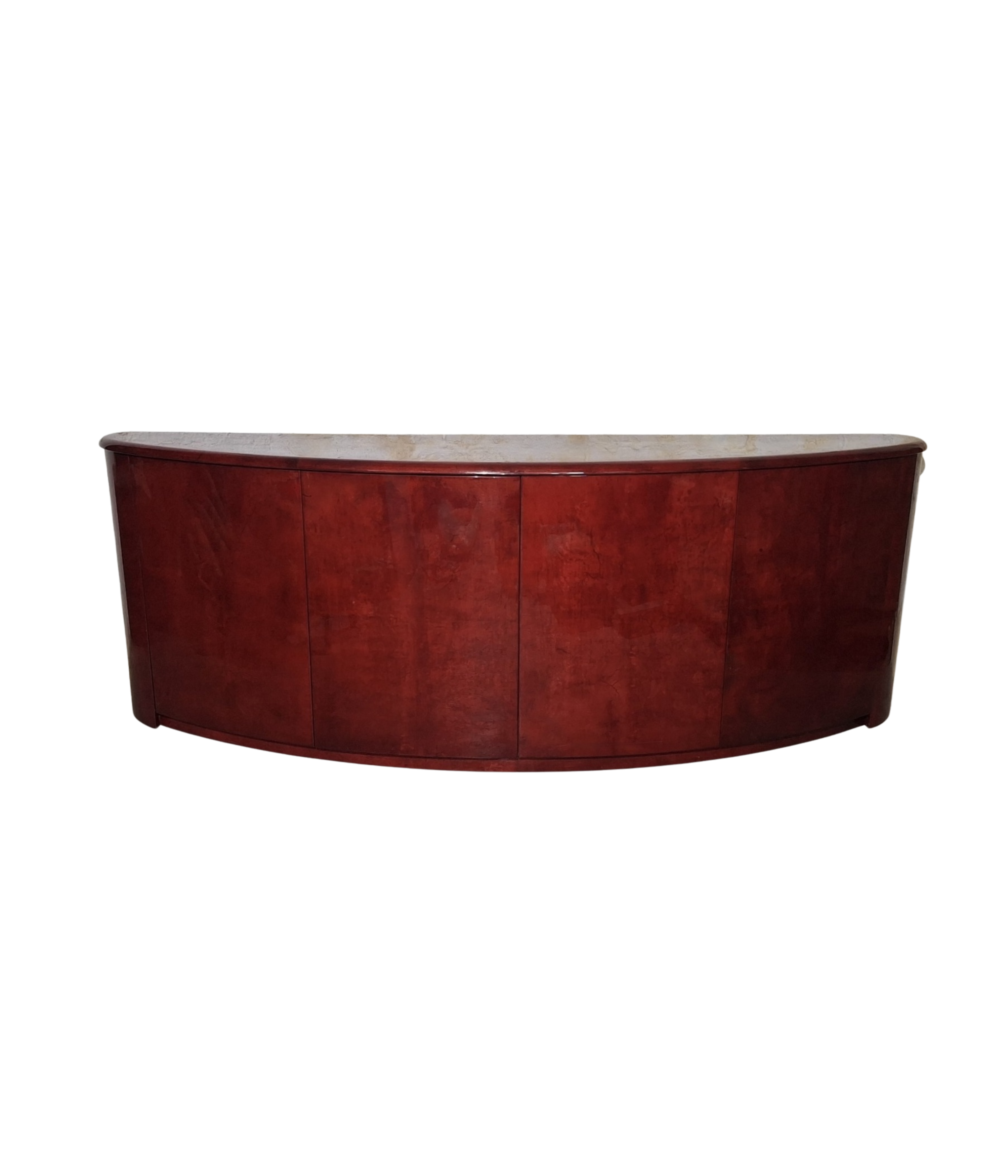 Convex_Sideboard_by_Aldo_Tura_in_Parchment_Lacquered_Finish,_Italy_circa_1990