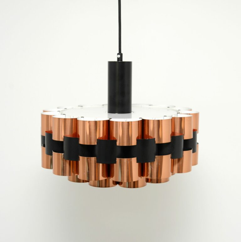 Werner_Schou_Copper_Pendant_Lamp_for_Coronell_Elektro,_1970s