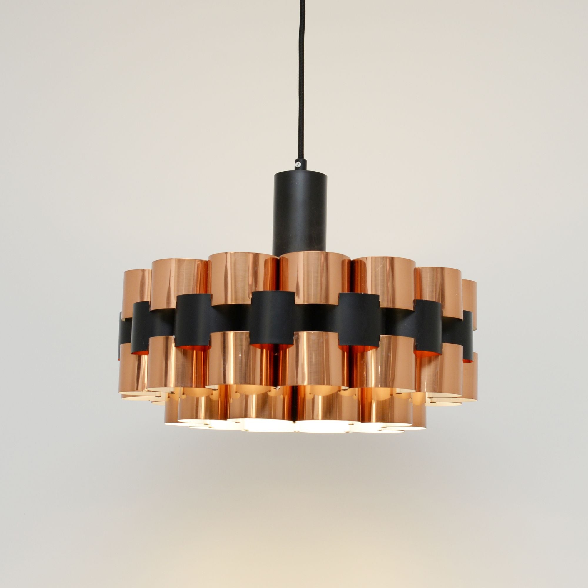 Werner_Schou_Copper_Pendant_Lamp_for_Coronell_Elektro,_1970s