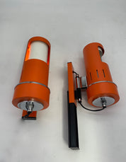 Set_of_2_Space_Age_Adjustable_Wall_Sconces_in_Orange_Metal,_Italian_Modern_Lighting,_1970s