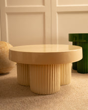 Set_of_2_Cream_and_Green_Nesting_Tables_in_Lacquered_Fiber_Concrete,_20th_Century,_Europe