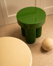 Set_of_2_Cream_and_Green_Nesting_Tables_in_Lacquered_Fiber_Concrete,_20th_Century,_Europe