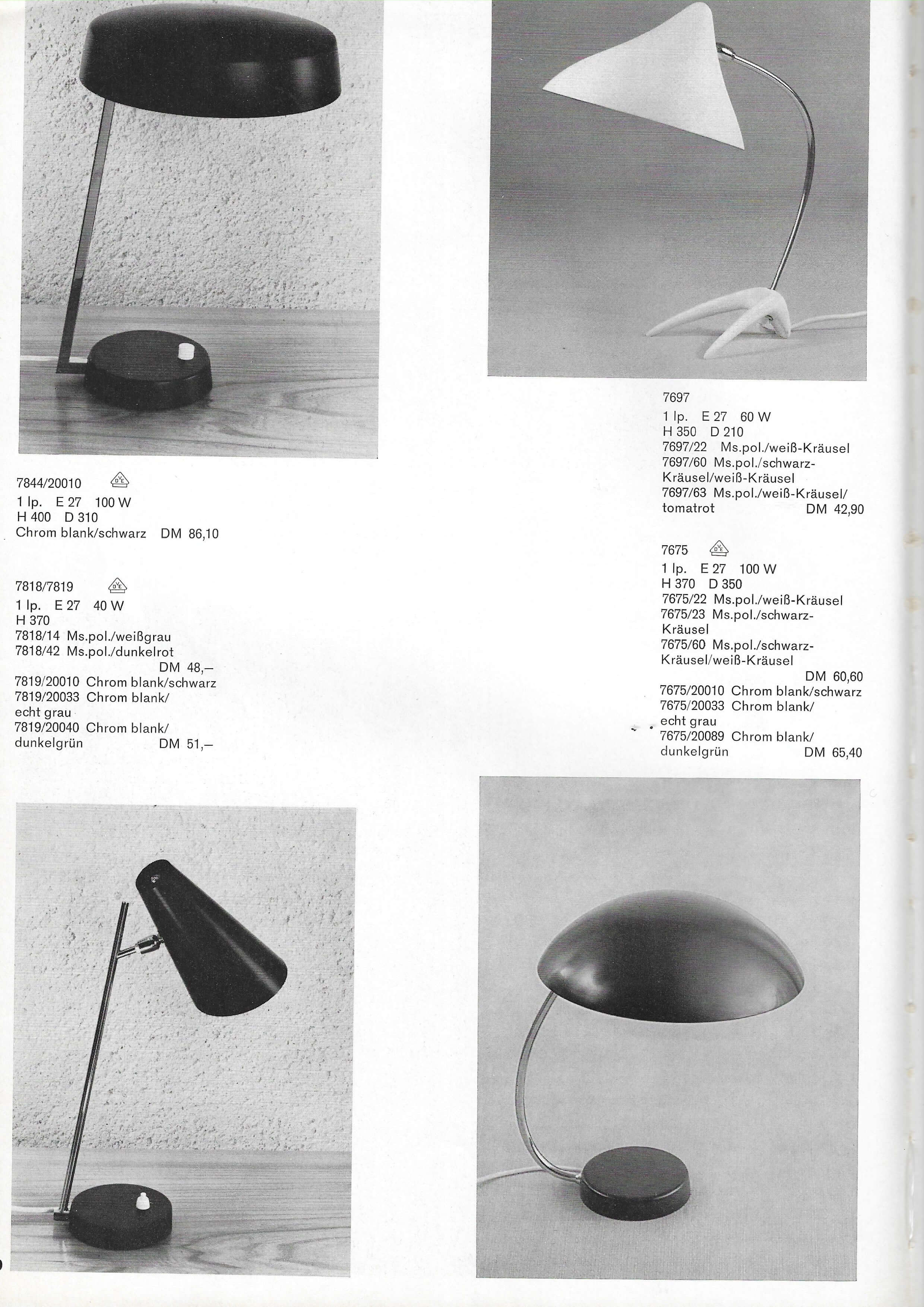'Crowfoot'_Table_Lamp,_Cosack,_Chromed_Metal,_1960s,_Germany
