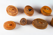 Collection_of_1940s_Finnish_Handwoven_Birch_Bark_Folk_Art_Boxes,_Scandinavian_Design