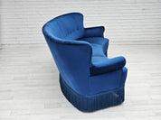 Curved_3-Seater_Sofa,_Blue_Velour,_1960s_Denmark