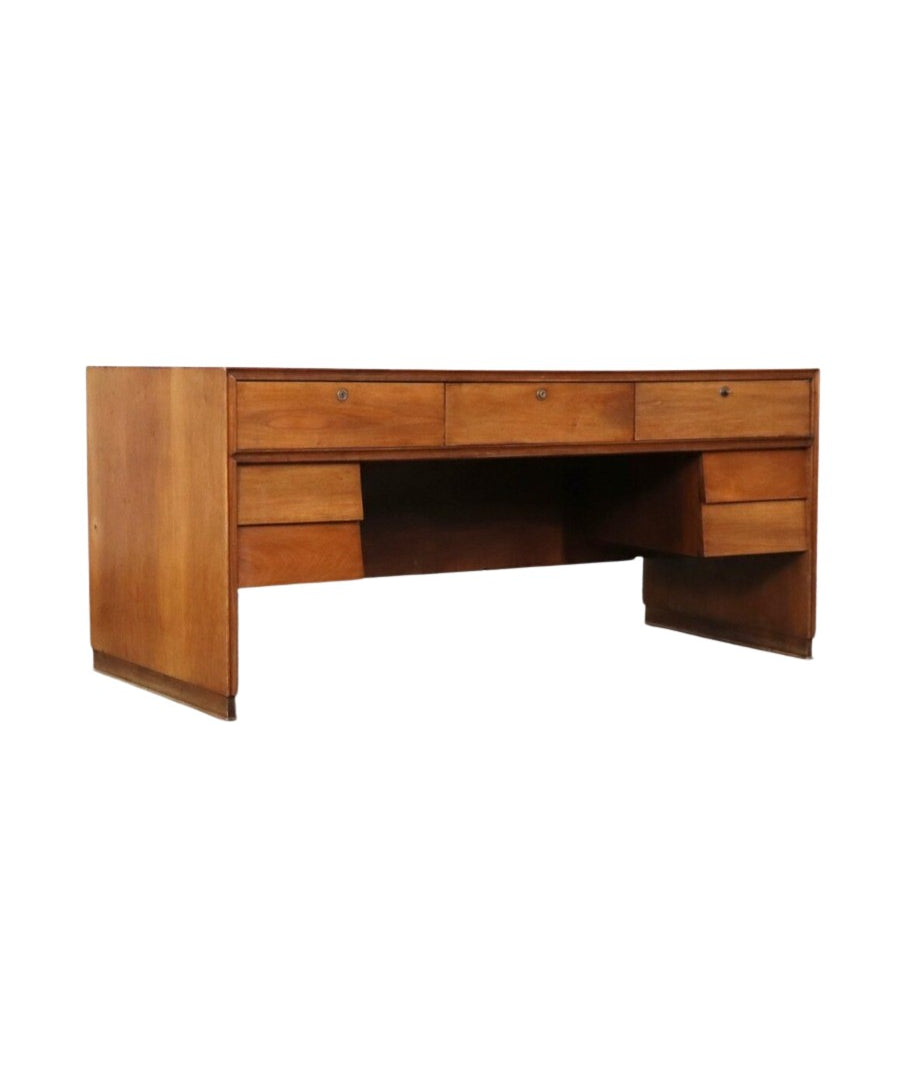 Curved_Directors_desk_in_walnut,_Italy_1940s