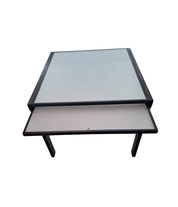 Custom_Italian_Extendable_Frosted_Glass_Dining_Table_with_Black_Metal_Frame
