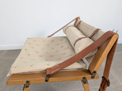 Danish_Armchair_with_Canvas_and_Leather_Straps,_20th_Century