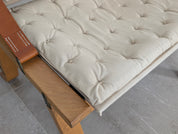 Danish_Armchair_with_Canvas_and_Leather_Straps,_20th_Century