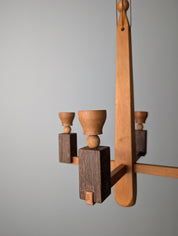 Danish_Wooden_Hanging_Candle_Chandelier,_Art_Deco_Geometric_Ceiling_Candelabra