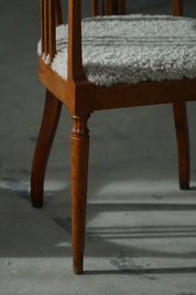 Danish_Art_Nouveau_Armchair_in_Oak_and_Lambswool