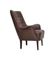 Danish_Brown_Leather_Lounge_Chair_with_Beech_Legs,_1970s