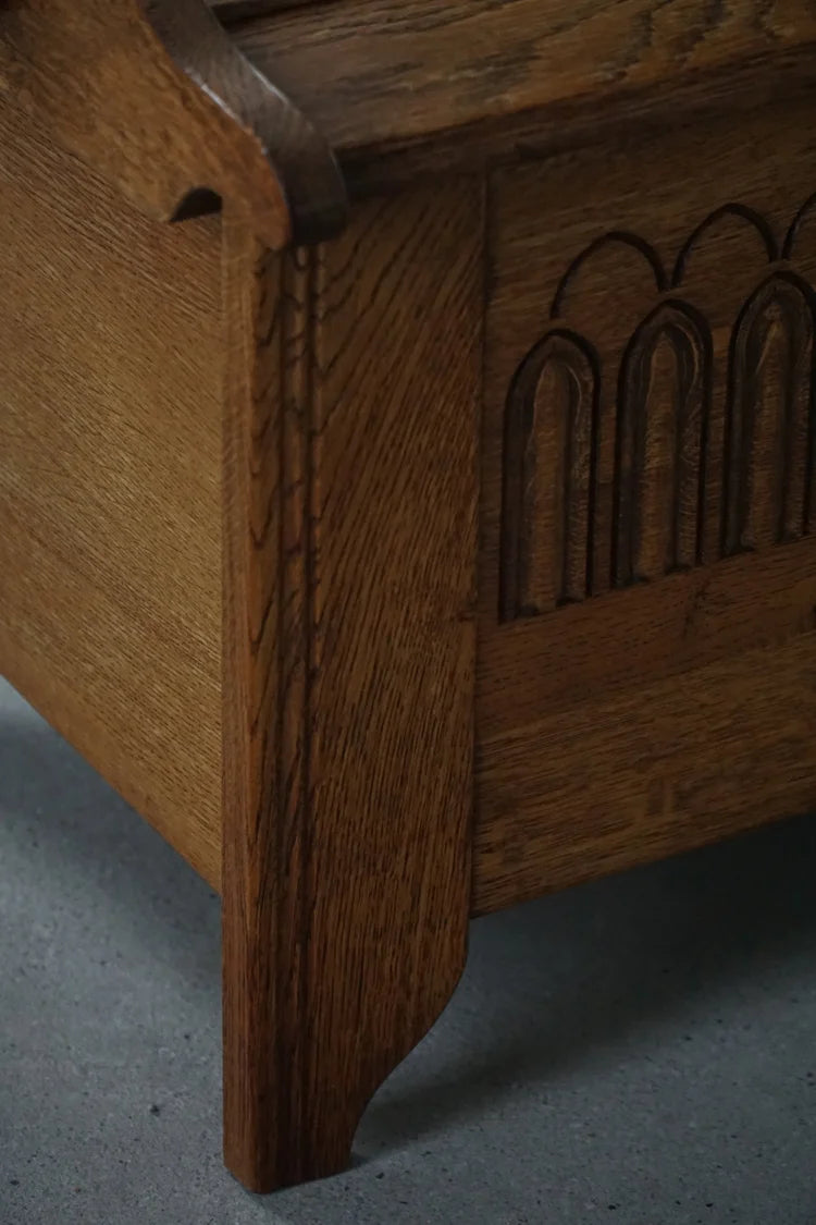 Danish_Brutalist_Oak_Chest_of_Drawers_with_Relief_Carving,_Scandinavian_Cabinetmaker_Design,_1960s