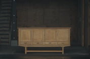 Danish_Brutalist_Oak_Sideboard_by_Cabinetmaker,_Scandinavian_Modern_Credenza,_1960s