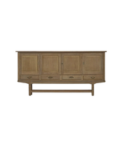Danish_Brutalist_Oak_Sideboard_by_Cabinetmaker,_Scandinavian_Modern_Credenza,_1960s