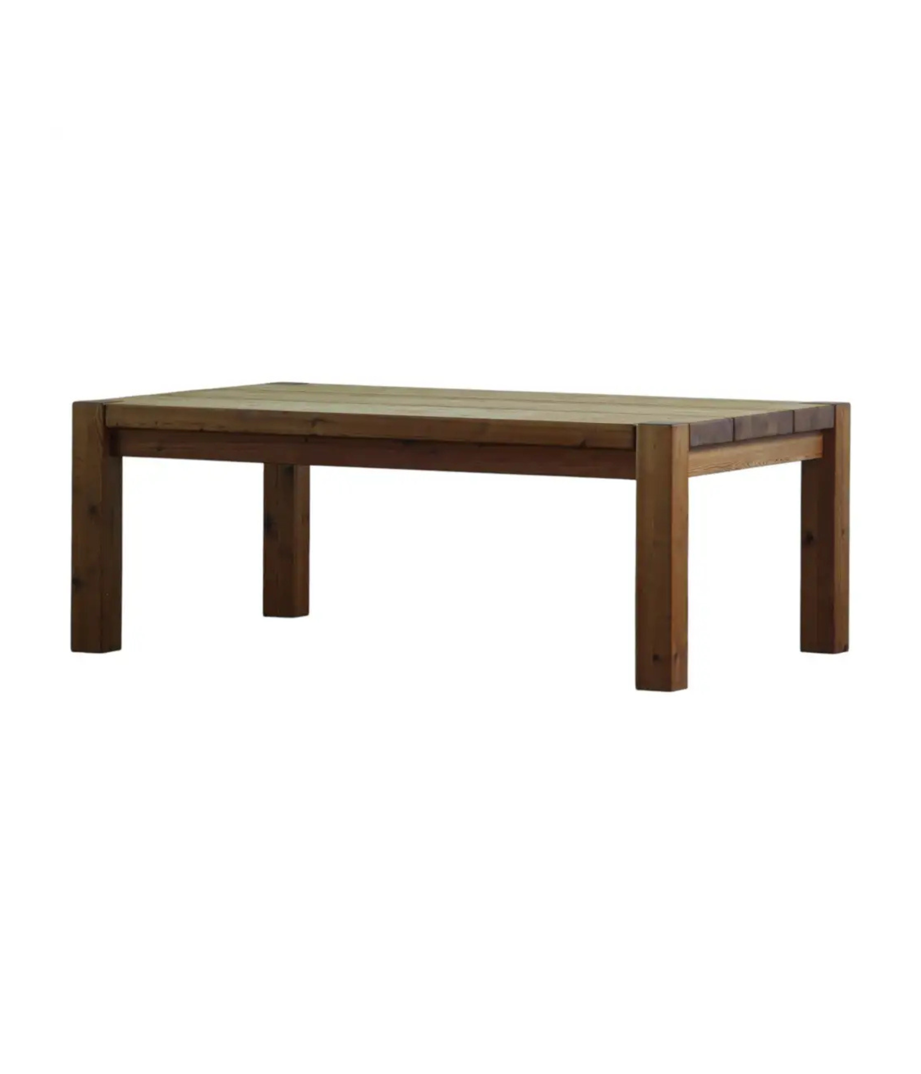 Danish_Brutalist_Solid_Pine_Dining_Table_with_Thick_Plank_Top,_Knud_Friis_&_Elmar_Moltke_Style,_1970s-1980s