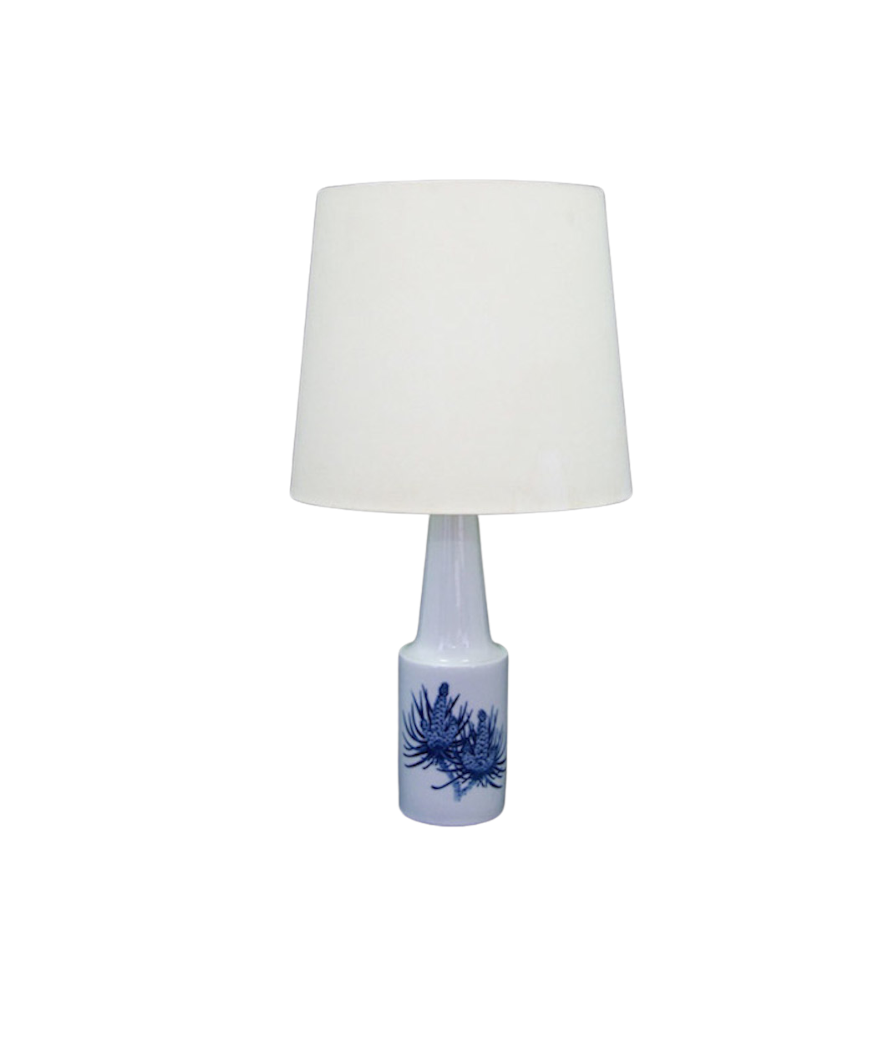 Danish_Ceramic_Table_Lamp_by_Fog_&_Morup_with_Blue_Motif,_1960s