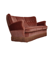 Danish_Curved_3-Seater_Sofa_in_Pink_Velour_with_Beech_Legs,_1970s