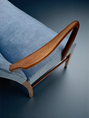 Danish_Two_Seater_Sofa_in_Walnut_and_Light_Blue_Velvet