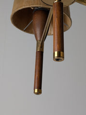Danish_Five_Arm_Brass_and_Wood_Chandelier,_Scandinavian_Modern,_1950s
