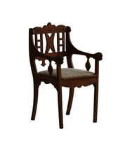 Danish_Folk_Art_Armchair_in_Oak_and_Lambswool,_Early_20th_Century_Scandinavian