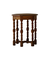 Danish_Hexagonal_Side_Table_in_Oak,_Scandinavian_Modern_Design