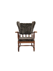 Danish_High_Back_Sheepskin_Armchair_in_Oak,_1960s,_Denmark
