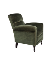 Danish_Highback_Relax_Armchair_in_Green_Velour_and_Beech_Wood,_Denmark,_1950s