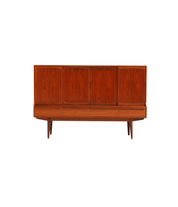 Danish_Highboard_with_Integrated_Bar_Cabinet_by_Henning_Kjærnulf,_1960s