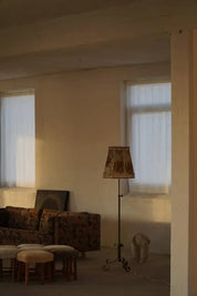 Danish_Iron_Floor_Lamp_with_Tripod_Base_and_Floral_Shade