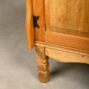 Set_of_2_Danish_Brutalist_Oak_Cabinets_Attributed_to_Henning_Kjærnulf,_1960s