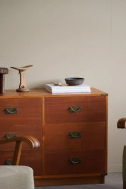 Danish_Mid_Century_Modern,_A_Classic_Chest_of_Drawers_in_Oregon_Pine,_1950s