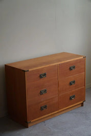 Danish_Mid_Century_Modern,_A_Classic_Chest_of_Drawers_in_Oregon_Pine,_1950s