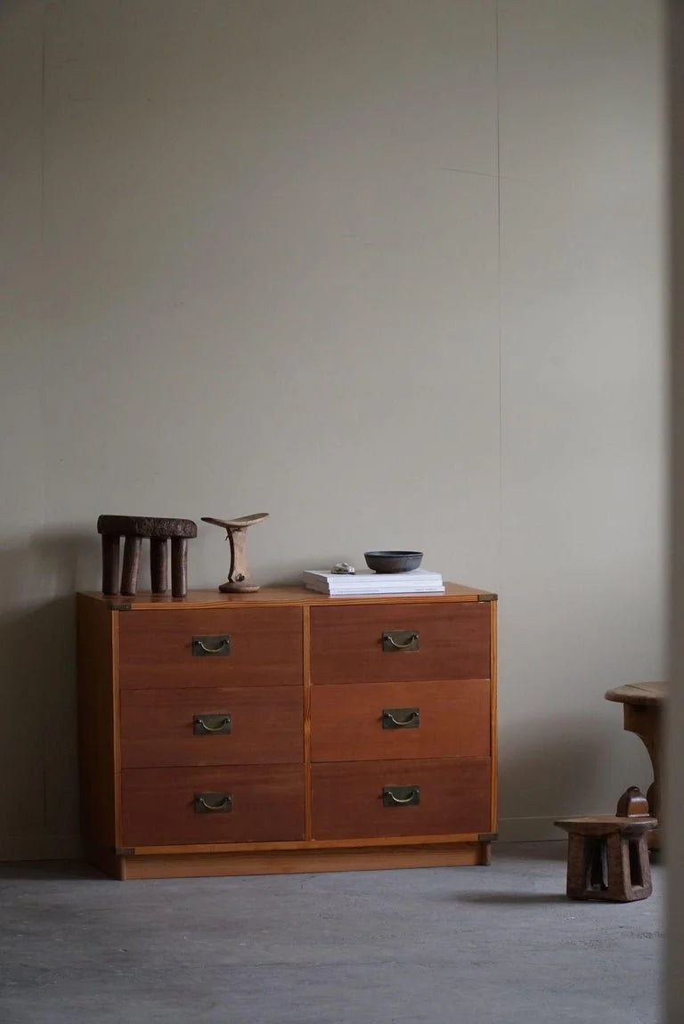 Danish_Mid_Century_Modern,_A_Classic_Chest_of_Drawers_in_Oregon_Pine,_1950s