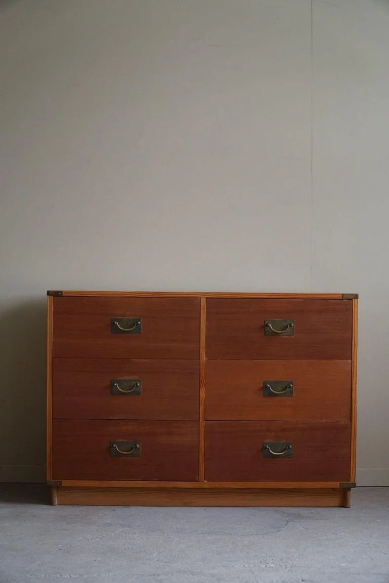 Danish_Mid_Century_Modern,_A_Classic_Chest_of_Drawers_in_Oregon_Pine,_1950s