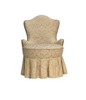 Danish_Mid-Century_Modern_Cocktail_Lounge_Chair_with_Beige_Jacquard_Upholstery_and_Beech_Legs,_1960s