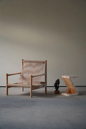 Danish_Mid-Century_Modern_Lounge_Chair_with_Flagline_Seat_&_Back,_Beech,_1970s