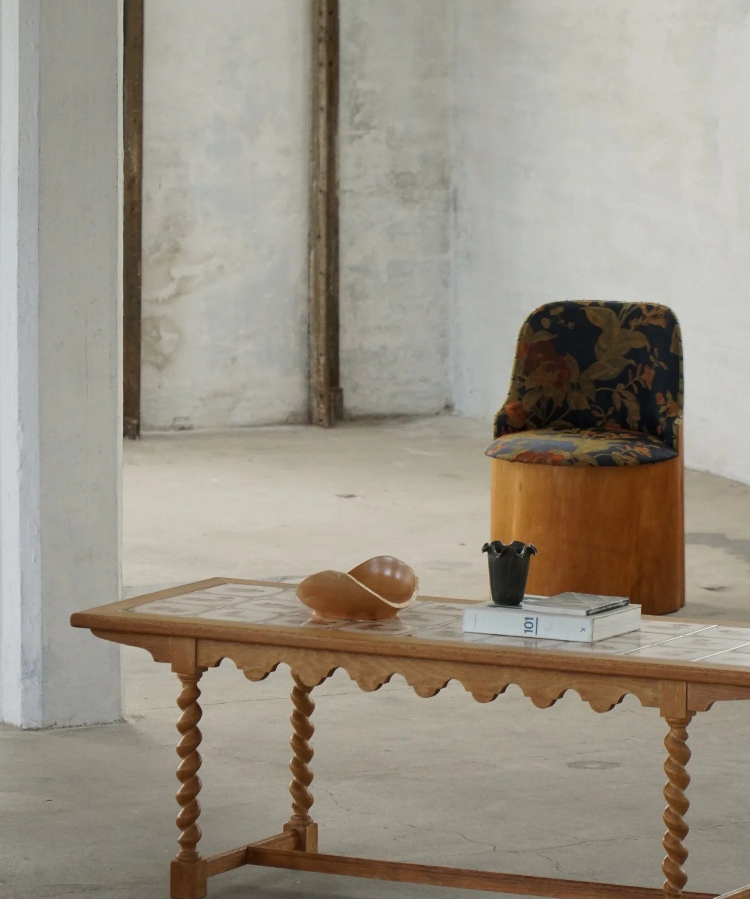 Danish_Mid_Century_Modern_Oak_Coffee_Table_with_Ceramic_Tile_Top,_1950s