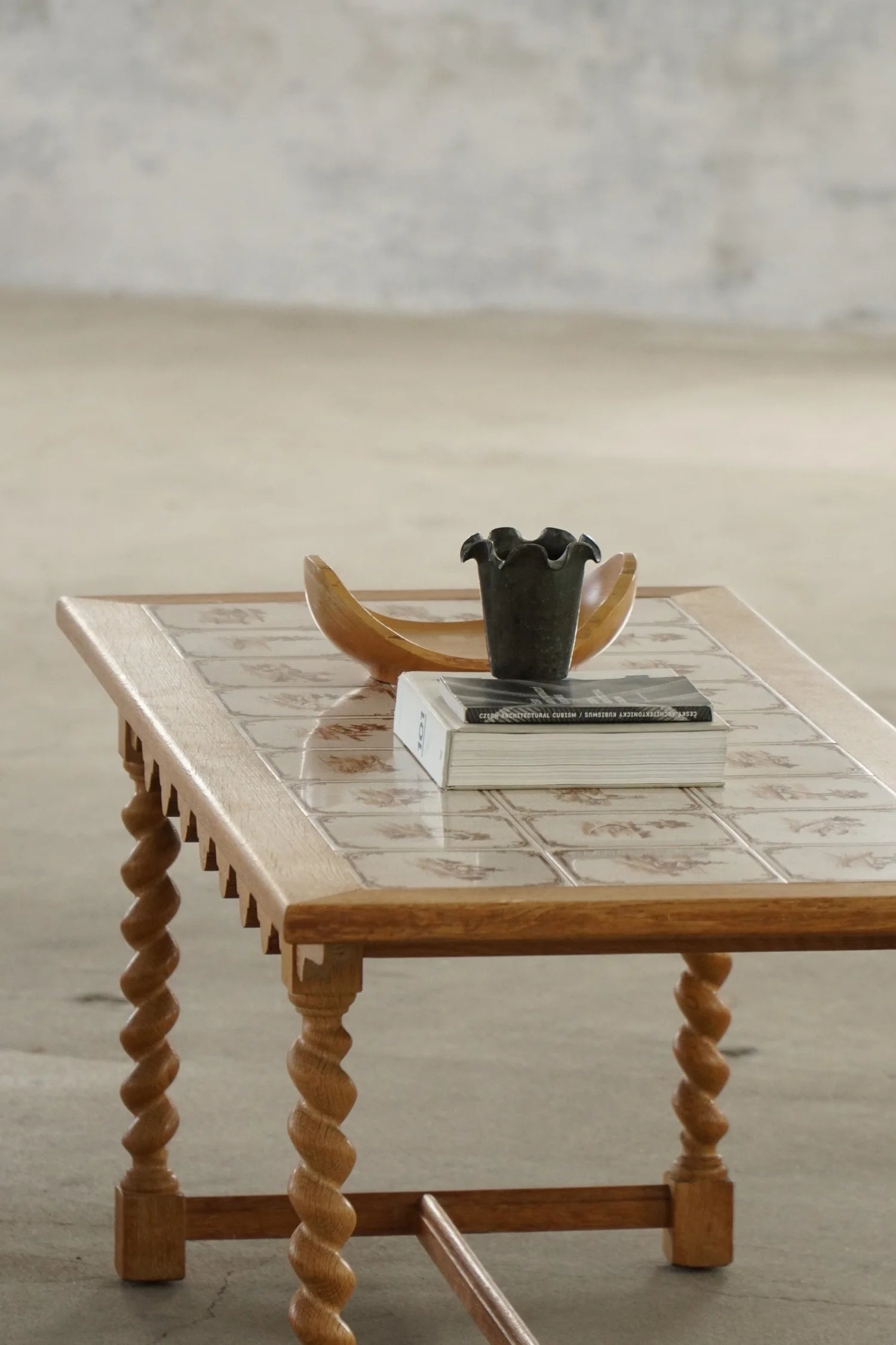 Danish_Mid_Century_Modern_Oak_Coffee_Table_with_Ceramic_Tile_Top,_1950s
