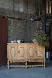 Danish_Mid_Century_Modern_Oak_Sideboard,_Scandinavian_Cabinetmaker_Credenza,_1960s