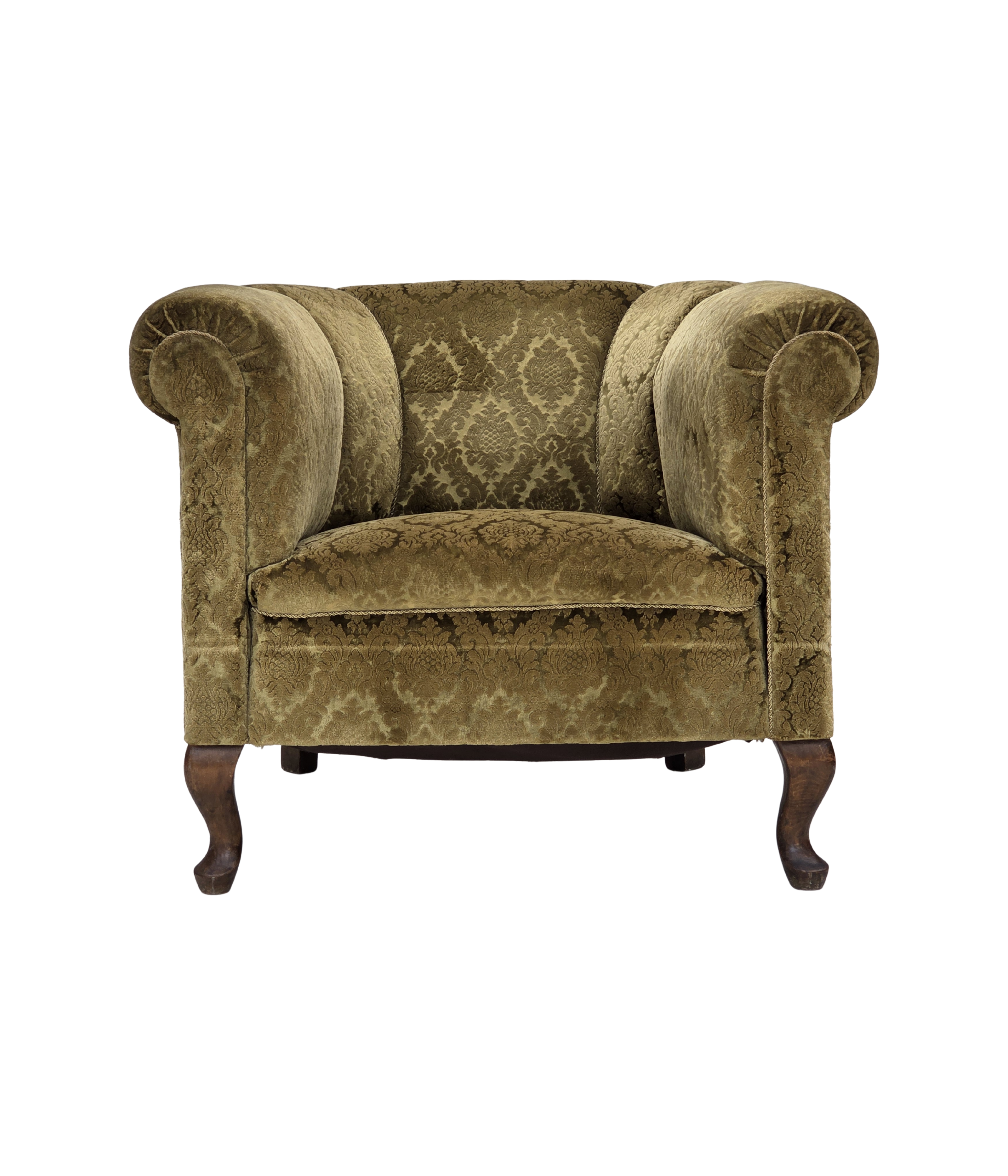 Danish_Mid-Century_Relax_Chair_in_Green_Velour_and_Beech_Wood,_Denmark,_1950s