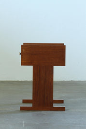 Small_Vintage_Teak_Bedside_Table_with_Single_Drawer,_Mid-Century_Modern_Style