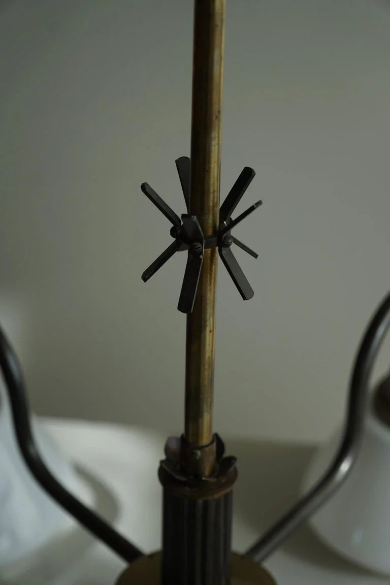 Danish_Modern_5-Headed_Chandelier_in_Opal_Glass_&_Brass,_Art_Deco,_1940s