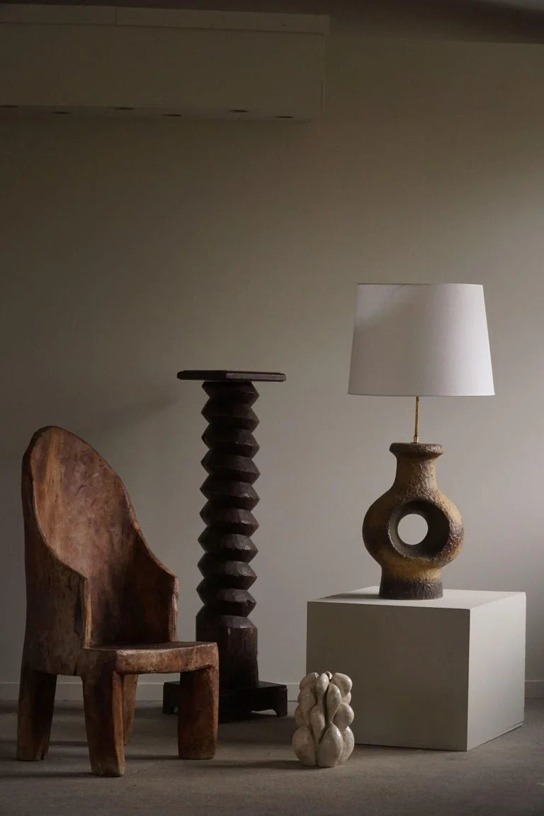 Danish_Modern_Ceramic_Large_Table_Lamp_in_Brown_from_1960s