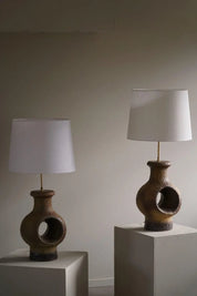 Danish_Modern_Ceramic_Large_Table_Lamp_in_Brown_from_1960s