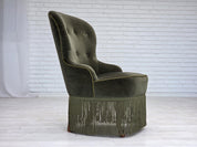 Danish_Modern_Chair,_Solid_Wood_&_Fabric,_Denmark_1970s