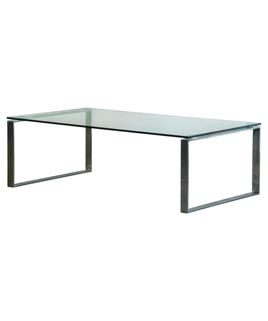Danish_Modern_Glass_and_Chrome_Coffee_Table_with_Sled_Base,_1990s