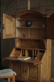 Danish_Modern_Oak_Drop_Front_Secretary_Desk,_Denmark_1950s–1960s